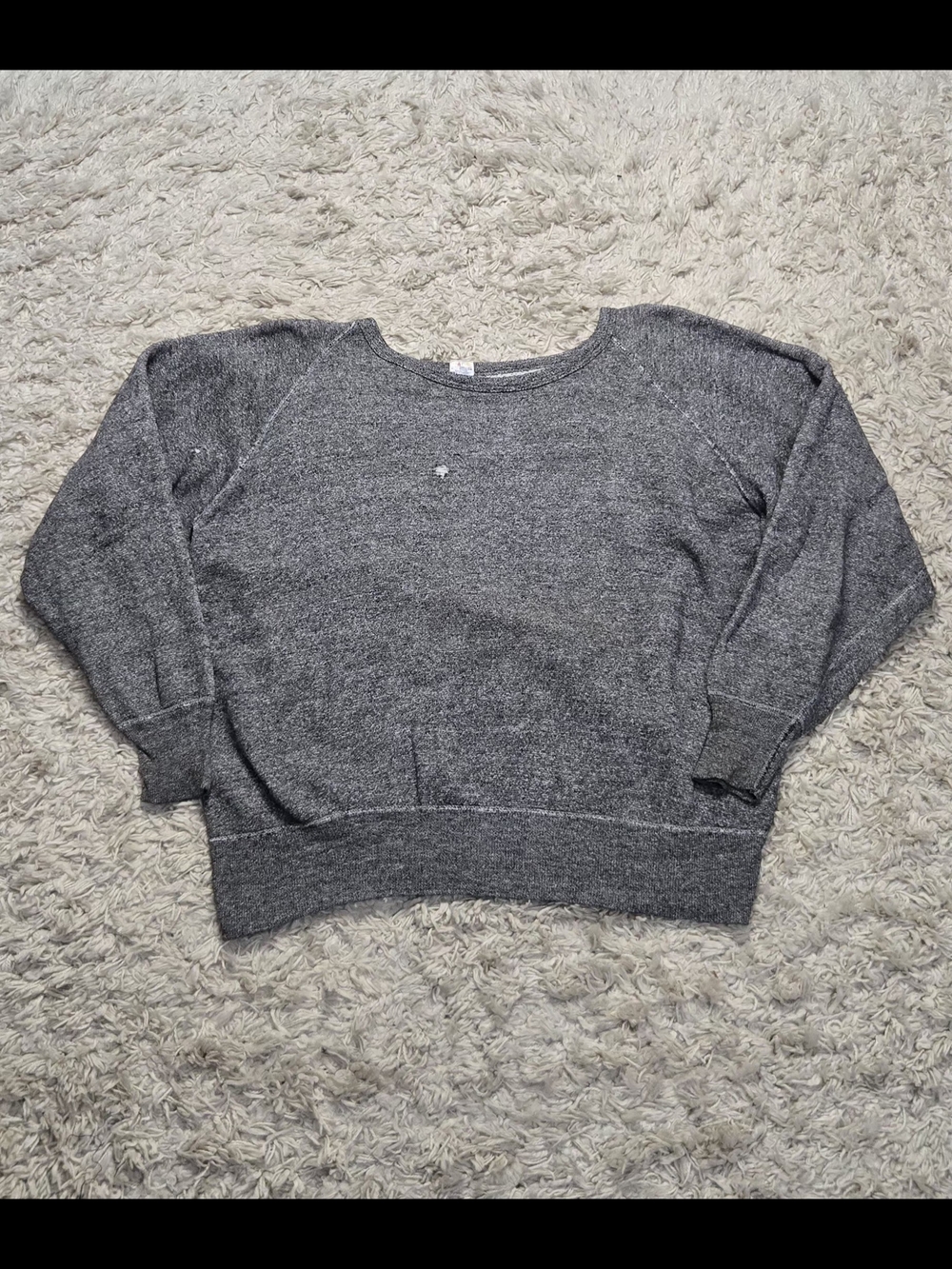 VTG 60s Gym Master Grey Raglan Crewneck L/XL